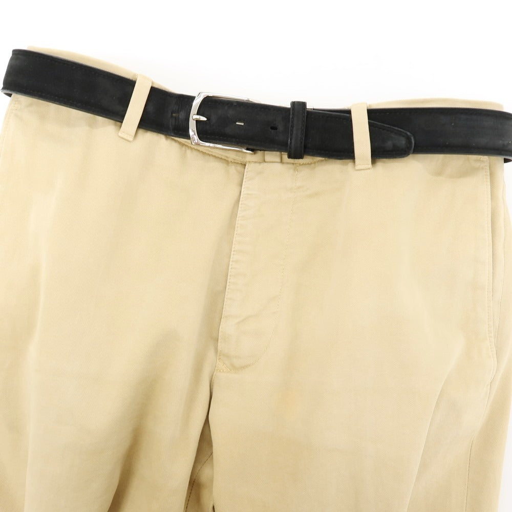 【中古】タケオキクチ TAKEO KIKUCHI ヌバック レザー ベルト ブラックxシルバー【 サイズ表記なし（約89cm位） 】【 状態ランクC 】【 メンズ 】 [APD]