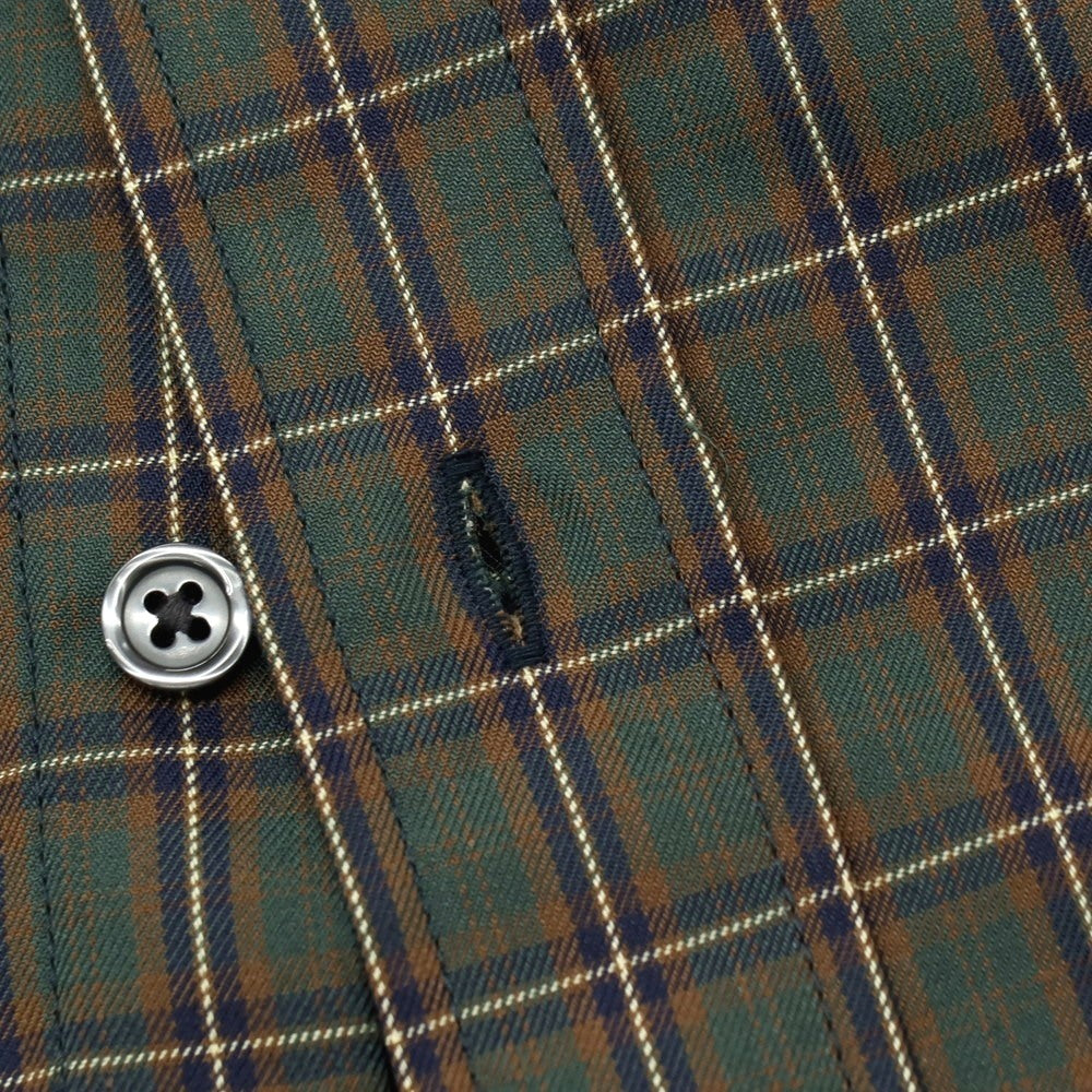 【中古】ダイワ ピアサーティナイン DAIWA PIER39 ポリエステル チェック ボタンダウン カジュアルシャツ グリーンxブラウン【サイズL】【 状態ランクB 】【 メンズ 】