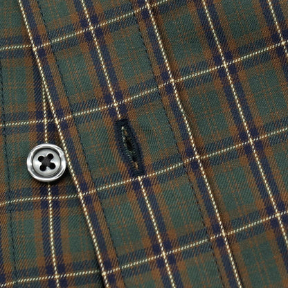 【中古】ダイワ ピアサーティナイン DAIWA PIER39 ポリエステル チェック ボタンダウン カジュアルシャツ グリーンxブラウン【サイズL】【 状態ランクB 】【 メンズ 】