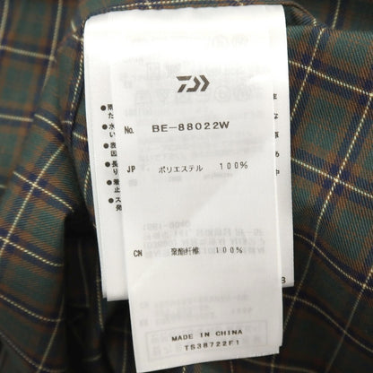 【中古】ダイワ ピアサーティナイン DAIWA PIER39 ポリエステル チェック ボタンダウン カジュアルシャツ グリーンxブラウン【サイズL】【 状態ランクB 】【 メンズ 】