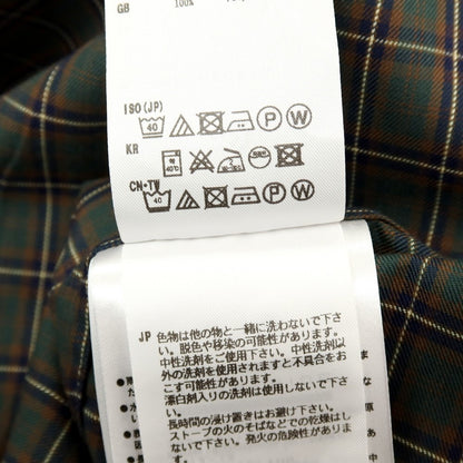 【中古】ダイワ ピアサーティナイン DAIWA PIER39 ポリエステル チェック ボタンダウン カジュアルシャツ グリーンxブラウン【サイズL】【 状態ランクB 】【 メンズ 】