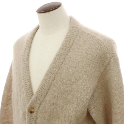 【中古】ユニフォームエクスペリメント uniform experiment モヘヤナイロンウール カーディガン ベージュ【サイズ4】【 状態ランクB 】【 メンズ 】