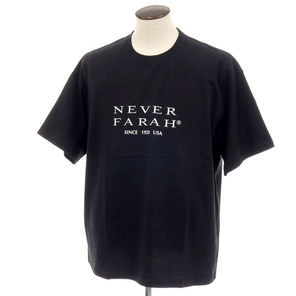 【中古】ディスイズネバーザット thisisneverthat × FARAH コットン クルーネック 半袖Ｔシャツ ブラック【サイズXL】【 状態ランクB 】【 メンズ 】