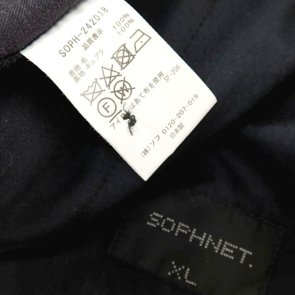 【SALE10%OFF/返品不可】【中古】ソフネット SOPHNET. ウール カジュアルスラックスパンツ チャコール【 サイズXL 】【 状態ランクB 】【 メンズ 】