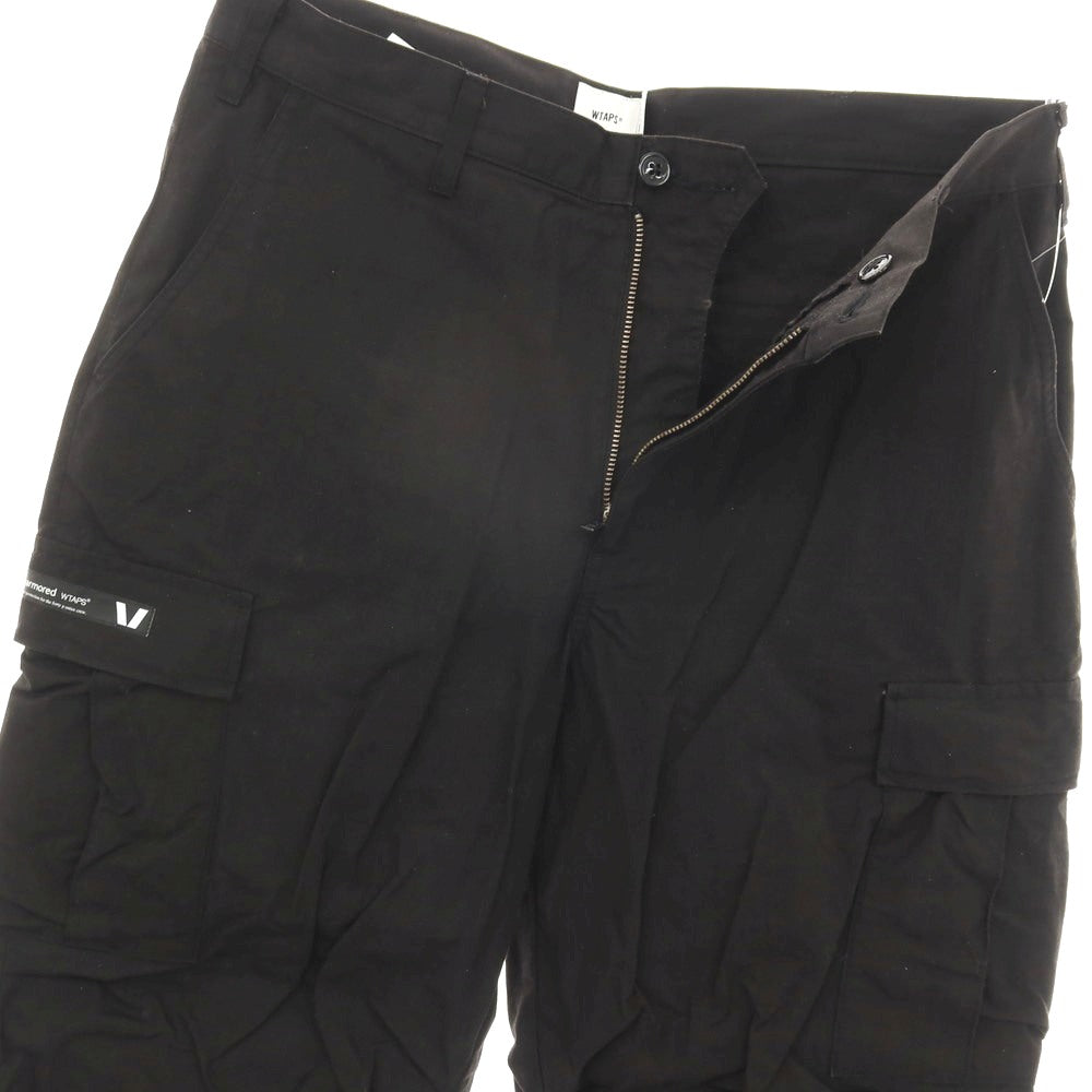 【中古】ダブルタップス WTAPS リップストップ コットンナイロン カーゴパンツ ブラック【サイズ4】【 状態ランクB 】【 メンズ 】
