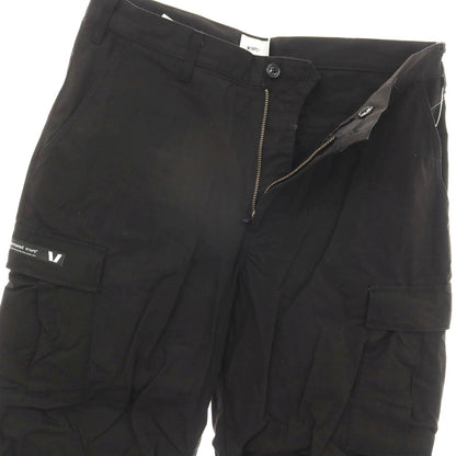 【中古】ダブルタップス WTAPS リップストップ コットンナイロン カーゴパンツ ブラック【サイズ4】【 状態ランクB 】【 メンズ 】