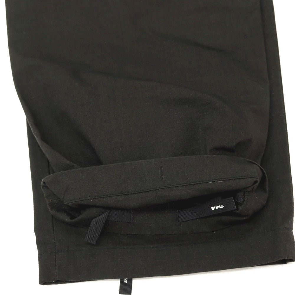 【中古】ダブルタップス WTAPS リップストップ コットンナイロン カーゴパンツ ブラック【サイズ4】【 状態ランクB 】【 メンズ 】