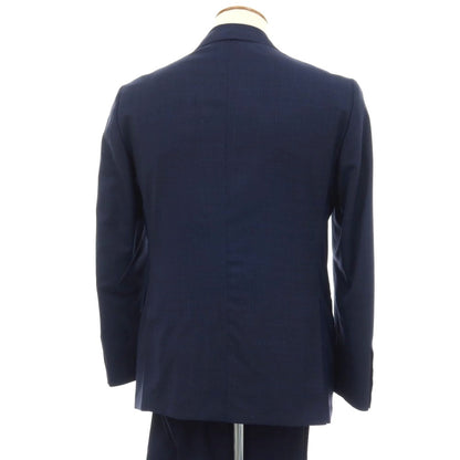 【中古】アルティジャナーレ Artigianale ウール 3つボタンスーツ ネイビー【サイズ46】【 状態ランクB 】【 メンズ 】