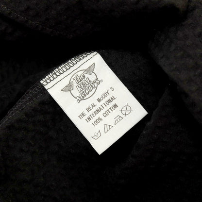 【中古】ジョーマッコイ JOE McCOY コットン シアサッカー オープンカラー 半袖シャツ ブラック【サイズM】【 状態ランクB 】【 メンズ 】