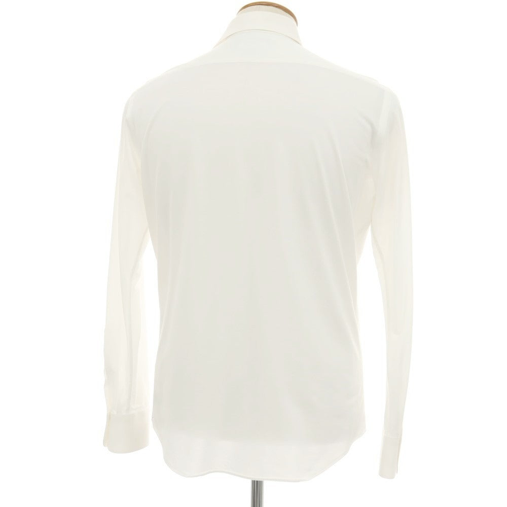 【中古】メイカーズシャツ カマクラ Makers Shirt 鎌倉 コットンポリエステル ワイドカラー ドレスシャツ ホワイト【サイズM】【 状態ランクC 】【 メンズ 】