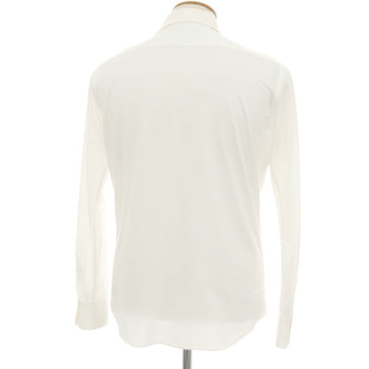 【中古】メイカーズシャツ カマクラ Makers Shirt 鎌倉 コットンポリエステル ワイドカラー ドレスシャツ ホワイト【サイズM】【 状態ランクC 】【 メンズ 】