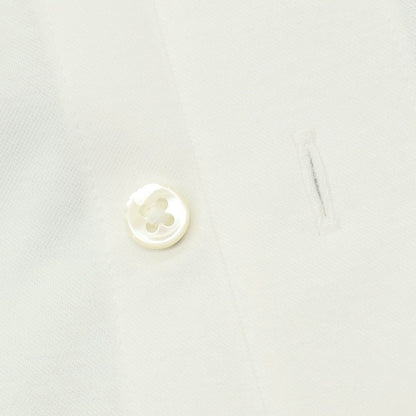 【中古】メイカーズシャツ カマクラ Makers Shirt 鎌倉 コットンポリエステル ワイドカラー ドレスシャツ ホワイト【サイズM】【 状態ランクC 】【 メンズ 】