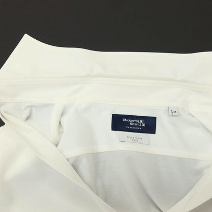 【中古】メイカーズシャツ カマクラ Makers Shirt 鎌倉 コットンポリエステル ワイドカラー ドレスシャツ ホワイト【サイズM】【 状態ランクC 】【 メンズ 】