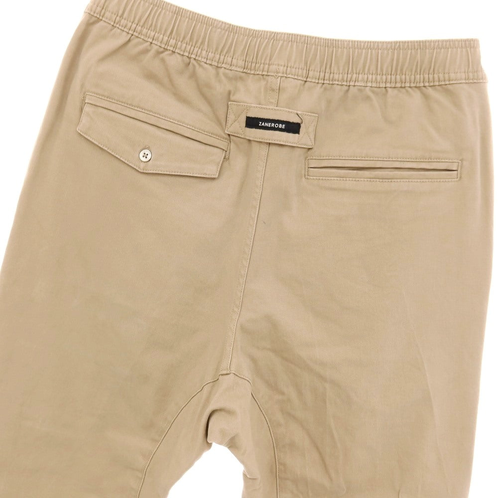 【中古】ゼインローブ ZANEROBE ストレッチ ツイルコットン ジョガーパンツ ベージュ【サイズ32】【 状態ランクB 】【 メンズ 】