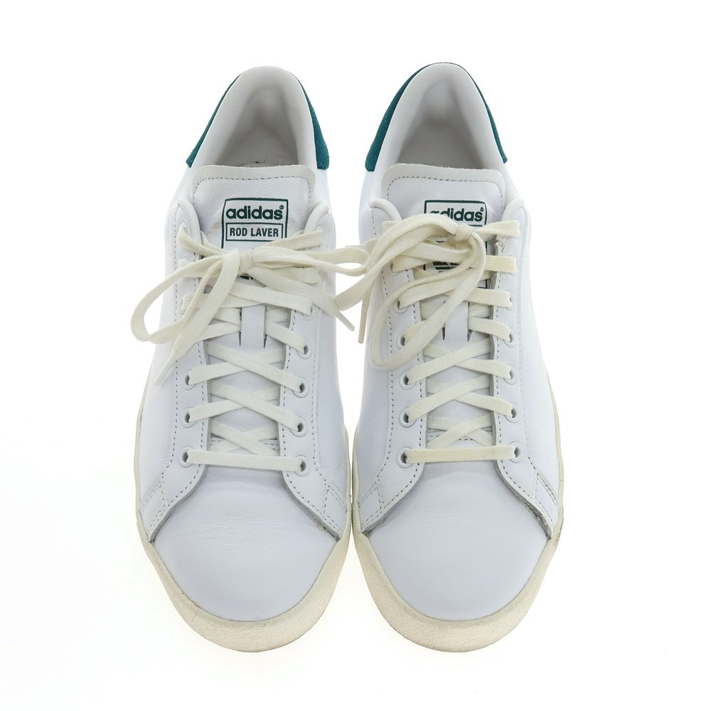 【中古】アディダス adidas ROD LAVER VIN レザー スニーカー ホワイト【 サイズ26.5 】【 状態ランクB 】【 メンズ 】 [APD]