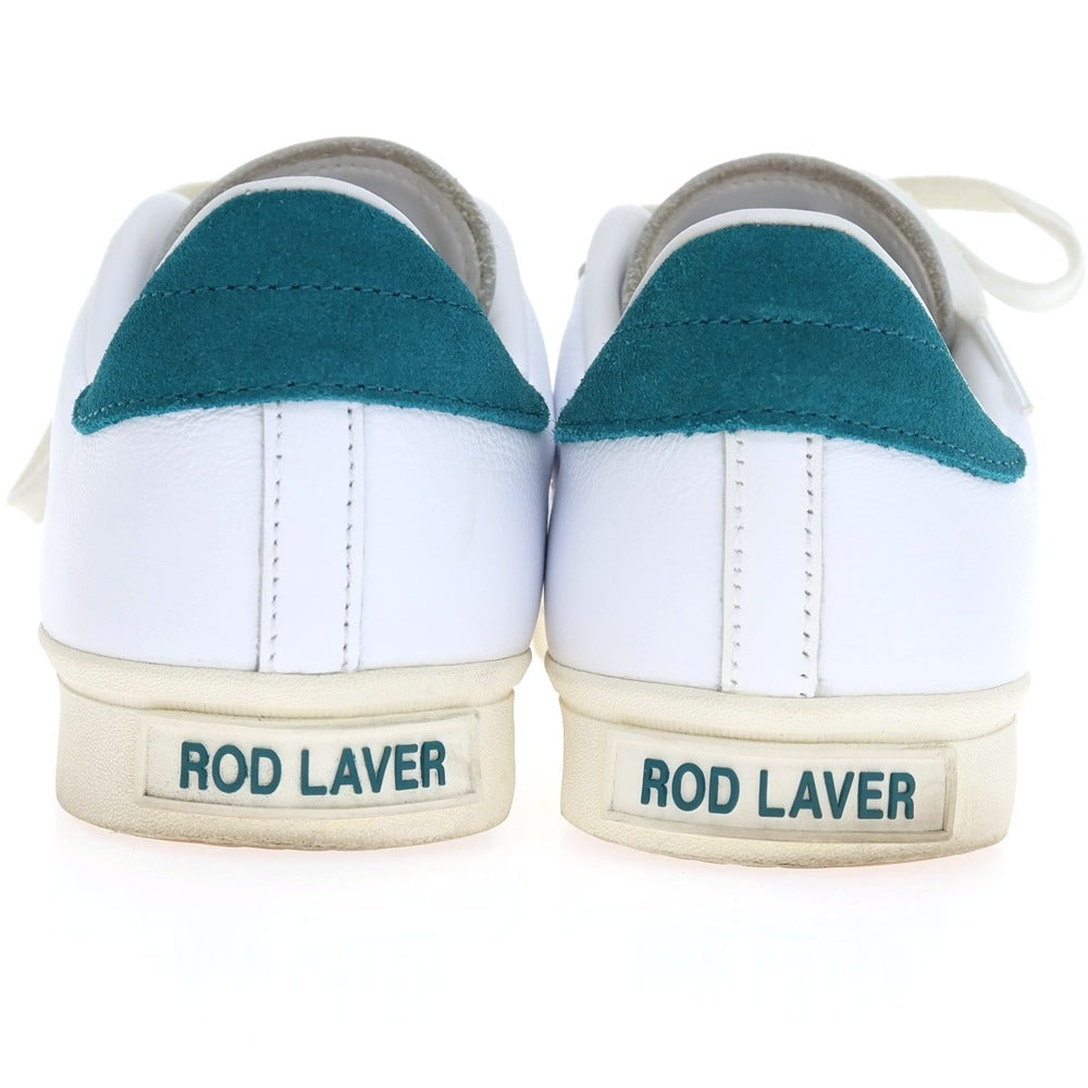 【中古】アディダス adidas ROD LAVER VIN レザー スニーカー ホワイト【 サイズ26.5 】【 状態ランクB 】【 メンズ 】 [APD]