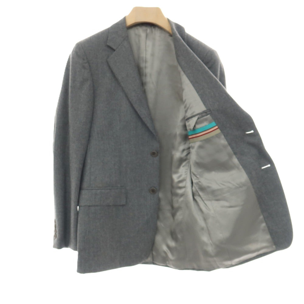 【中古】ビブロス BYBLOS ウール 3つボタンスーツ グレー【サイズ44】【 状態ランクC 】【 メンズ 】