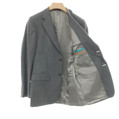 【中古】ビブロス BYBLOS ウール 3つボタンスーツ グレー【サイズ44】【 状態ランクC 】【 メンズ 】