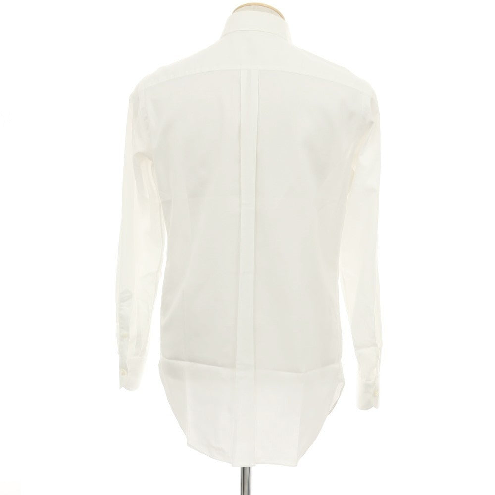 【中古】ルイジ ボレッリ Luigi Borrelli コットン ボタンダウン ドレスシャツ ホワイト【サイズ38】【 状態ランクB 】【 メンズ 】