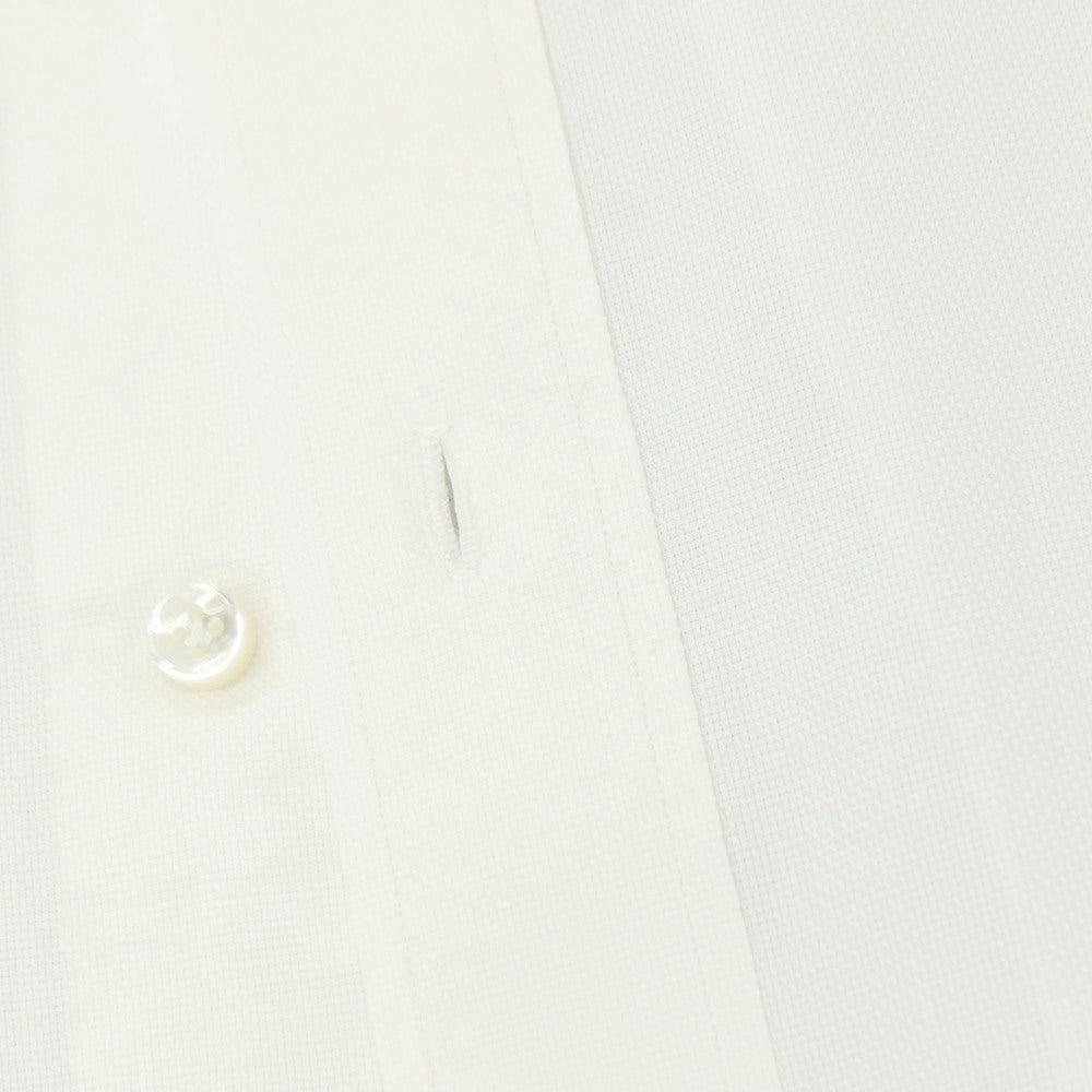 【中古】ルイジ ボレッリ Luigi Borrelli コットン ボタンダウン ドレスシャツ ホワイト【サイズ38】【 状態ランクB 】【 メンズ 】