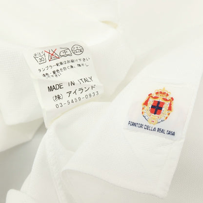 【中古】ルイジ ボレッリ Luigi Borrelli コットン ボタンダウン ドレスシャツ ホワイト【サイズ38】【 状態ランクB 】【 メンズ 】