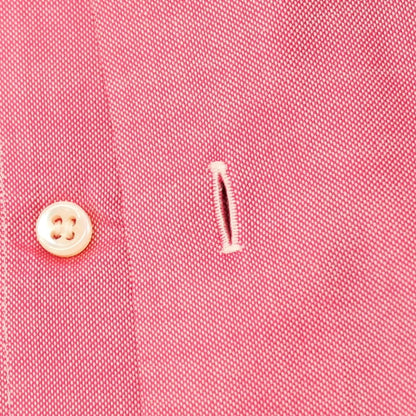 【中古】ギローバー GUY ROVER コットン セミワイドカラー カジュアルシャツ レッド【サイズ38】【 状態ランクC 】【 メンズ 】