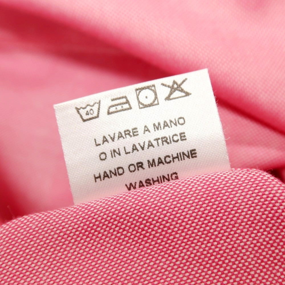 【中古】ギローバー GUY ROVER コットン セミワイドカラー カジュアルシャツ レッド【サイズ38】【 状態ランクC 】【 メンズ 】