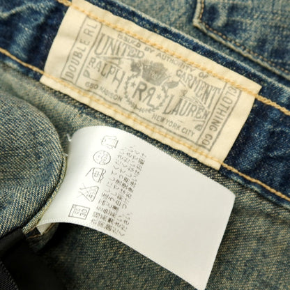 【中古】ダブルアールエル RRL DOUBLE RL コットン デニム ウエスタンシャツ ネイビー【 S 】【 状態ランクB 】【 メンズ 】 []