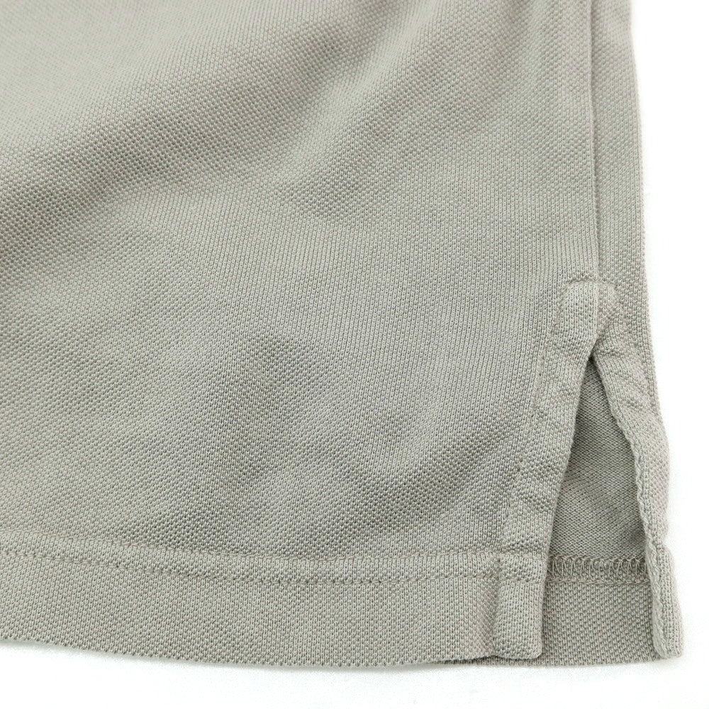 【中古】フェデーリ FEDELI コットン 鹿の子 半袖ポロシャツ グレージュ【サイズ48】【 状態ランクB 】【 メンズ 】[CPD]