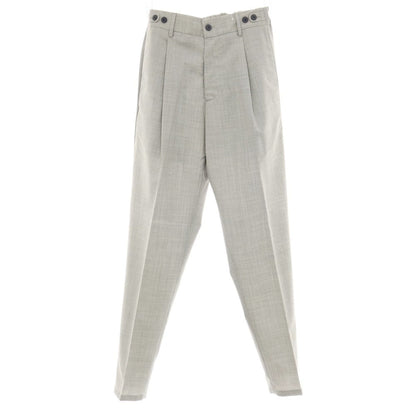 【SALE30%OFF/返品不可】【中古】エキパージュ Equipage PLEA18 ウール イージースラックスパンツ ライトグレー【 サイズ44 】【 状態ランクA 】【 メンズ 】