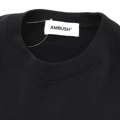 【中古】アンブッシュ AMBUSH コットン クルーネック スウェット ブラック【サイズXS】【 状態ランクB 】【 メンズ 】