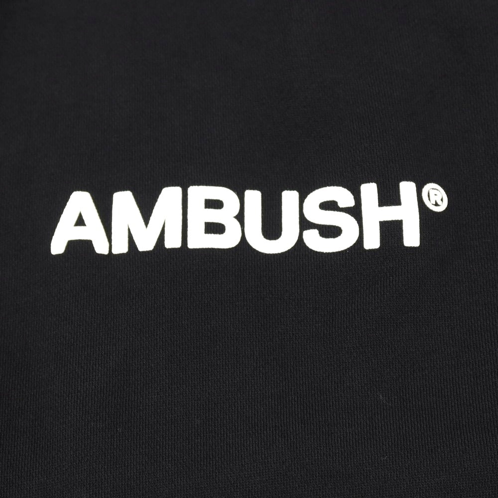 【中古】アンブッシュ AMBUSH コットン クルーネック スウェット ブラック【サイズXS】【 状態ランクB 】【 メンズ 】[BPD]