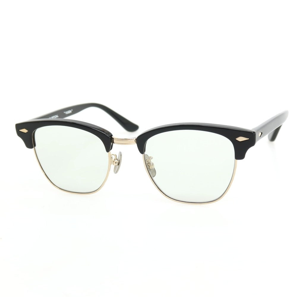 【中古】ノチノオプティカル NOCHINO OPTICAL YUGEN サーモントブロー サングラス ブラック【サイズ51/20/145】【 状態ランクB 】【 メンズ 】