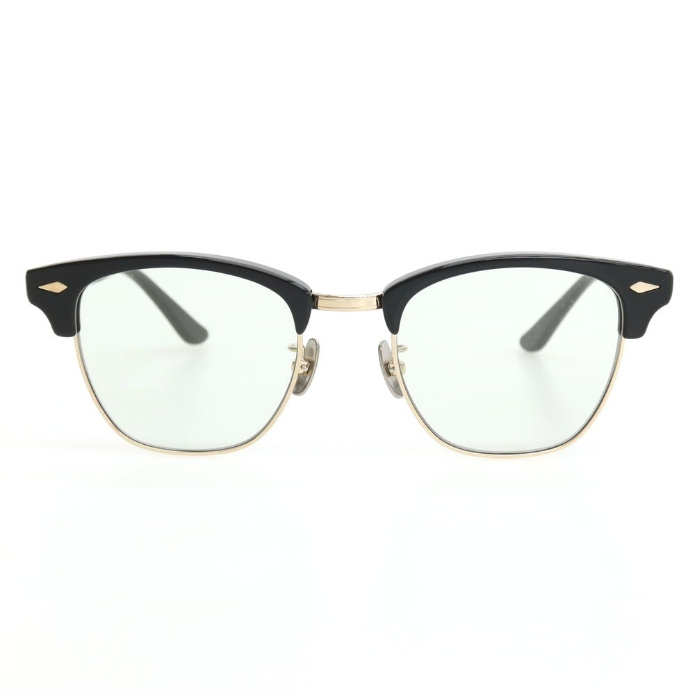 【中古】ノチノオプティカル NOCHINO OPTICAL YUGEN サーモントブロー サングラス ブラック【サイズ51/20/145】【 状態ランクB 】【 メンズ 】