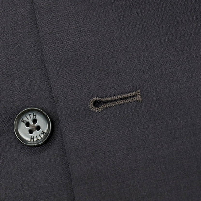 【中古】アディダス adidas ×KITH ウール ポリエステルポリウレタン ダブル6B カジュアルジャケット グレー【サイズJP M】【 状態ランクB 】【 メンズ 】