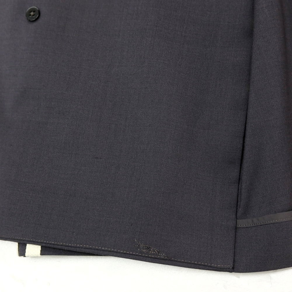 【中古】アディダス adidas ×KITH ウール ポリエステルポリウレタン ダブル6B カジュアルジャケット グレー【サイズJP M】【 状態ランクB 】【 メンズ 】