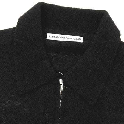 【中古】ポスト アーカイブ ファクション POST ARCHIVE FACTION ウール混 ニット ブークレージップシャツ ブラック【サイズS】【 状態ランクA 】【 メンズ 】