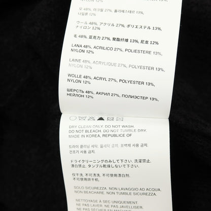 【中古】ポスト アーカイブ ファクション POST ARCHIVE FACTION ウール混 ニット ブークレージップシャツ ブラック【サイズS】【 状態ランクA 】【 メンズ 】