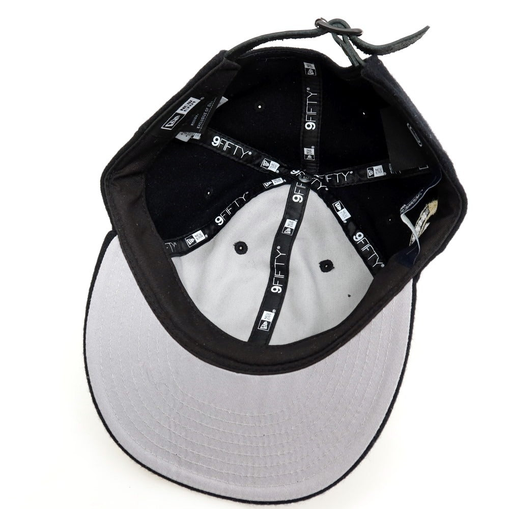 【中古】キス KITH × NEW ERA × 読売ジャイアンツ ベースボールキャップ 帽子 ブラックxオレンジ【 状態ランクA 】【 メンズ 】