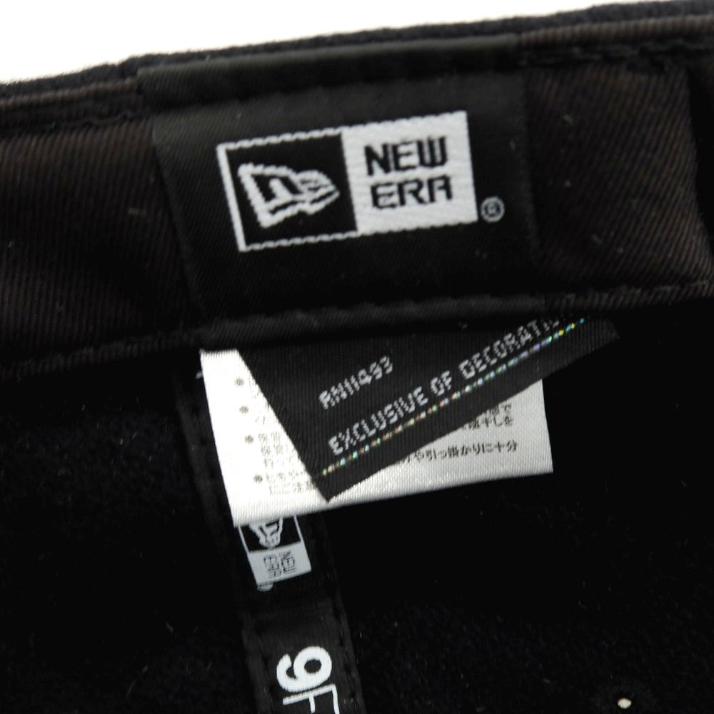 【中古】キス KITH × NEW ERA × 読売ジャイアンツ ベースボールキャップ 帽子 ブラックxオレンジ【 状態ランクA 】【 メンズ 】