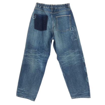 【中古】ユニフォームエクスペリメント uniform experiment × GrowthRing &amp; Supply 2026年春夏 コットン イージーデニムパンツ ジーンズ ブルー【サイズ3】【 状態ランクA 】【 メンズ 】