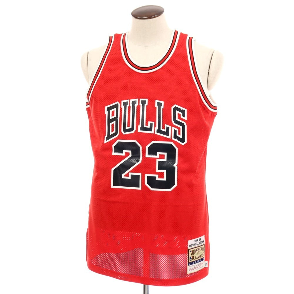 【中古】ミッチェルアンドネス Mitchell＆Ness シカゴブルズ マイケルジョーダン 1985/86年 ゲームウェア ユニフォーム レッド【サイズ44】【 状態ランクA 】【 メンズ 】