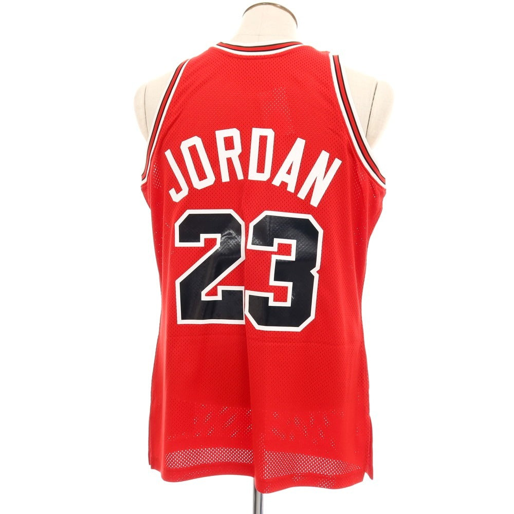 【中古】ミッチェルアンドネス Mitchell＆Ness シカゴブルズ マイケルジョーダン 1985/86年 ゲームウェア ユニフォーム レッド【サイズ44】【 状態ランクA 】【 メンズ 】[CPD]
