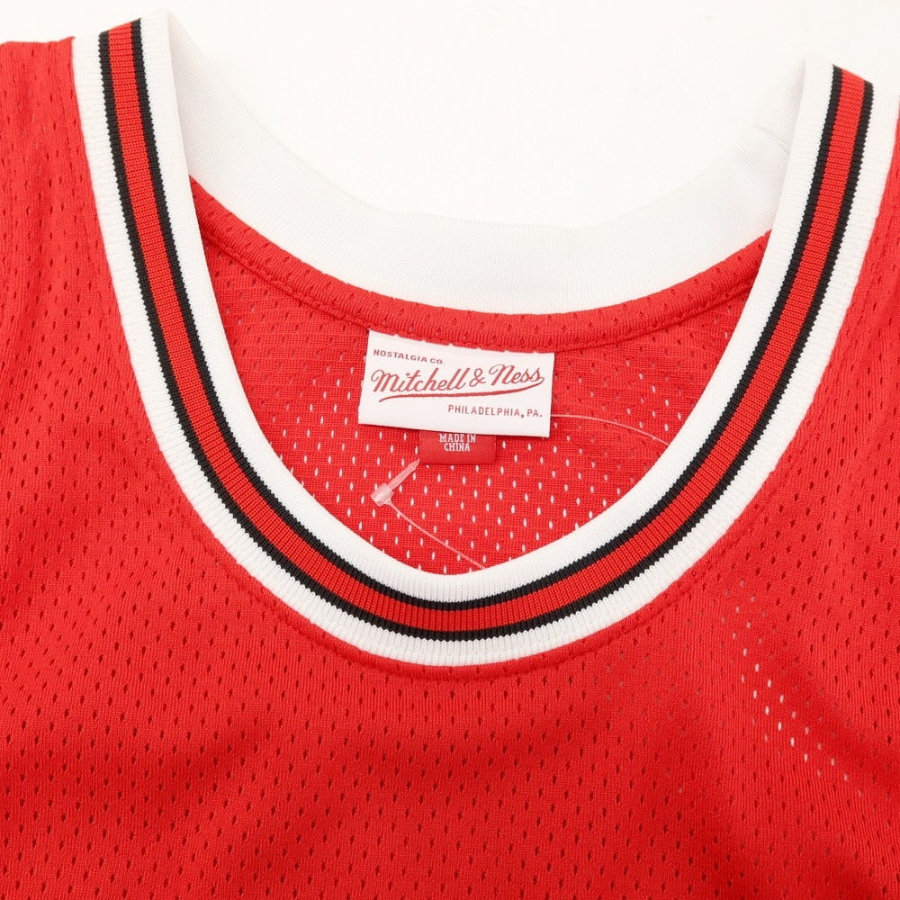 【中古】ミッチェルアンドネス Mitchell＆Ness シカゴブルズ マイケルジョーダン 1985/86年 ゲームウェア ユニフォーム レッド【サイズ44】【 状態ランクA 】【 メンズ 】