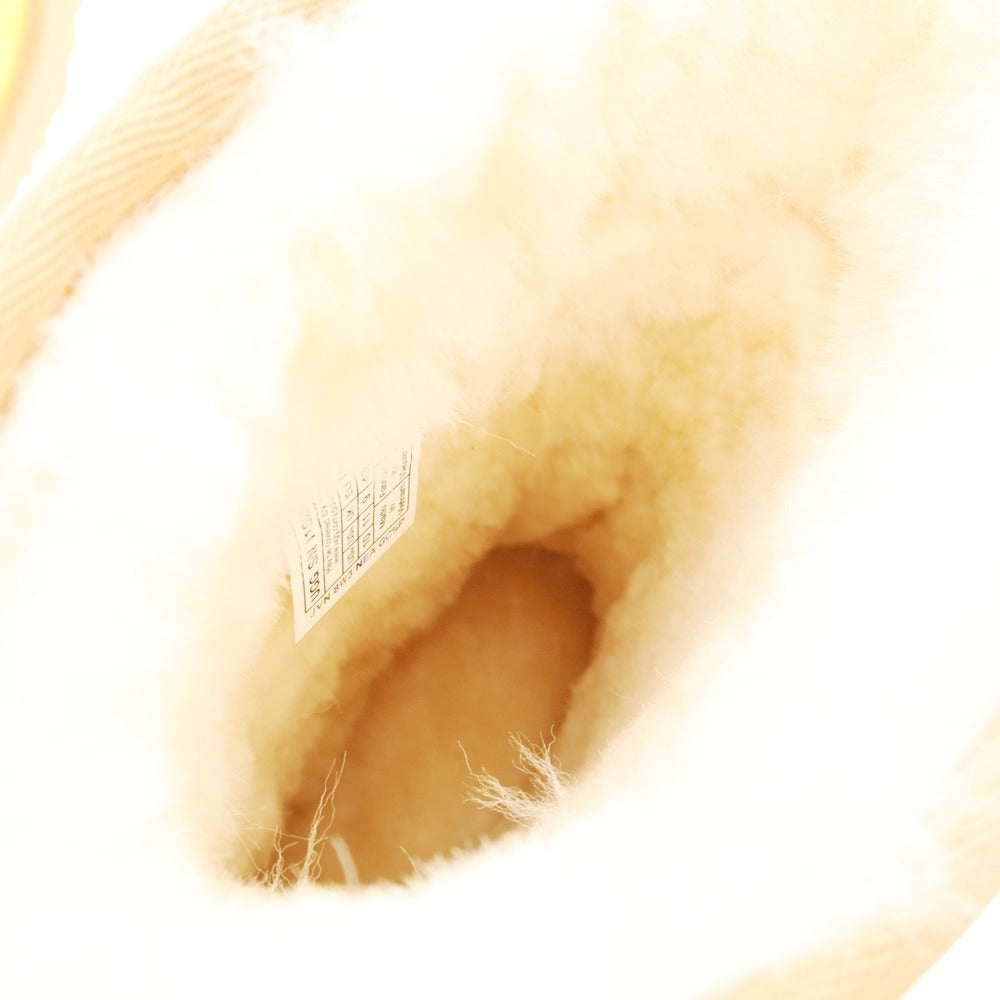 【中古】【未使用】ジェレミースコット JEREMY SCOTT UGG Jeremy Scott Classic Short ムートン ムートンブーツ ベージュxオレンジ【サイズ28】【 状態ランクS 】【 メンズ 】