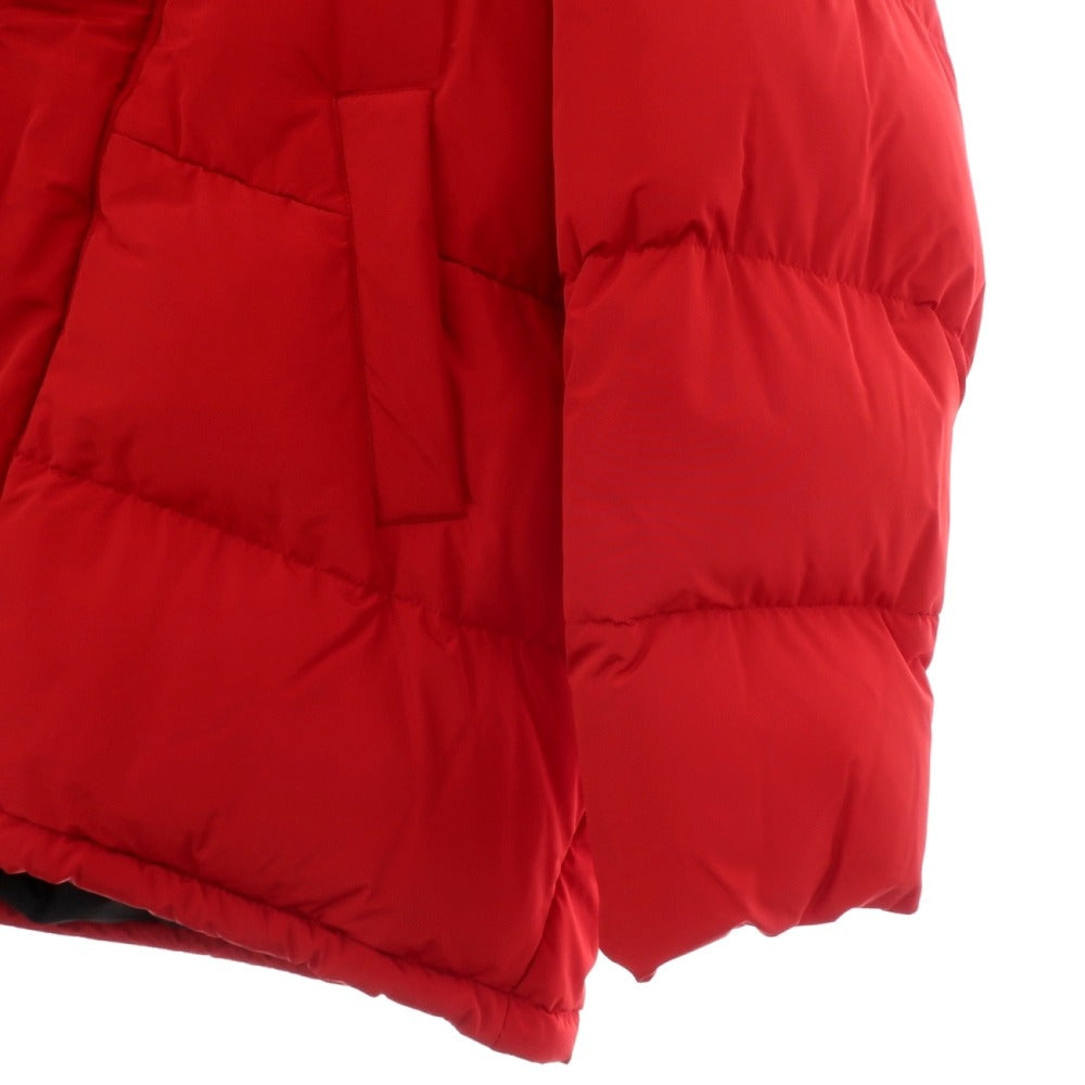 【中古】【未使用】バレンシアガ BALENCIAGA ポリエステルレーヨン オーバーサイズ 中綿ブルゾン レッド【サイズ48】【 状態ランクS 】【 メンズ 】