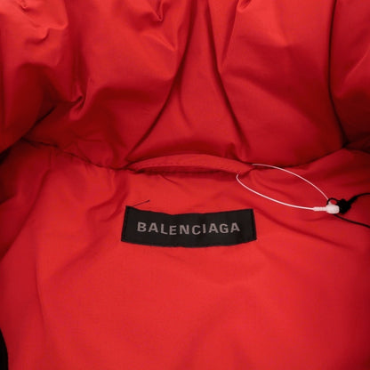 【中古】【未使用】バレンシアガ BALENCIAGA ポリエステルレーヨン オーバーサイズ 中綿ブルゾン レッド【サイズ48】【 状態ランクS 】【 メンズ 】