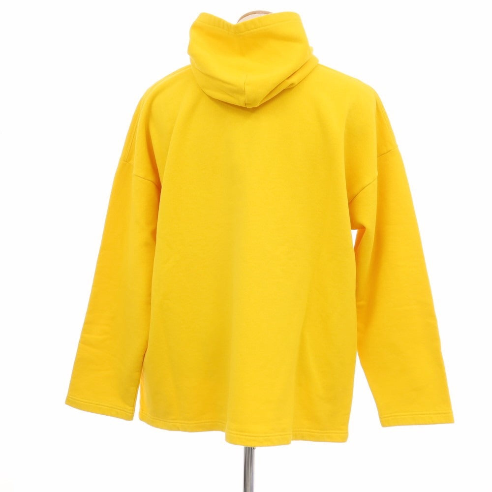 【中古】バレンシアガ BALENCIAGA Scholl コットン プルオーバー パーカー イエロー【サイズS】【 状態ランクA 】【 メンズ 】
