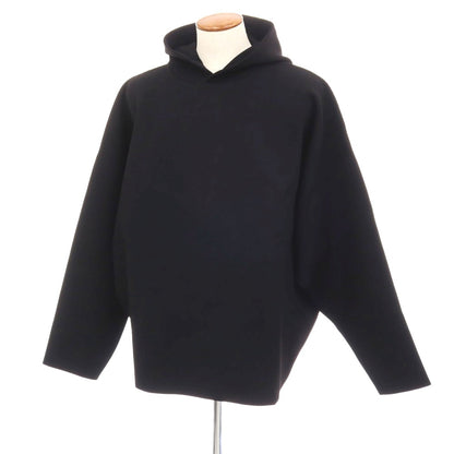 【中古】バレンシアガ BALENCIAGA GARDE-ROBE レーヨンポリエステルナイロンポリウレタン パーカー ブラック【サイズM】【 状態ランクB 】【 メンズ 】