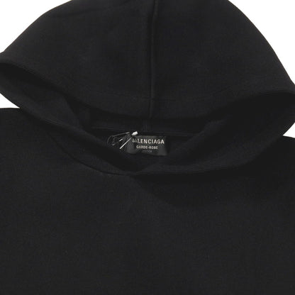 【中古】バレンシアガ BALENCIAGA GARDE-ROBE レーヨンポリエステルナイロンポリウレタン パーカー ブラック【サイズM】【 状態ランクB 】【 メンズ 】